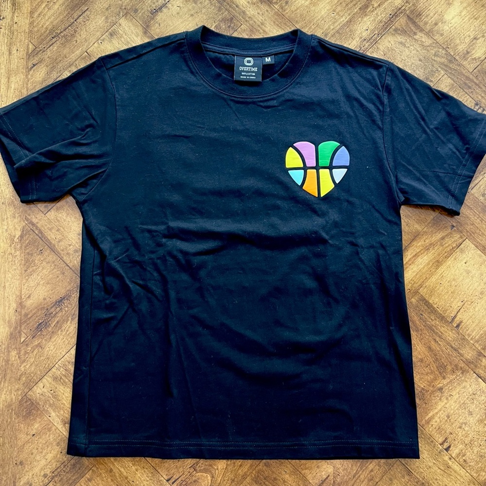 Kids Overtime Black Graphic T-Shirt